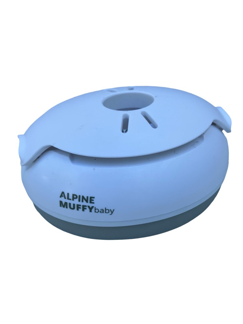 ALPINE MUFFY baby White & Light Gray REPLACEMENT ear muff single